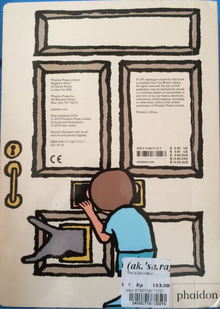 This Is Not a Book - Jean Julien (Phaidon Press - Board Book) book collectible [Barcode 9780714871127] - Main Image 2