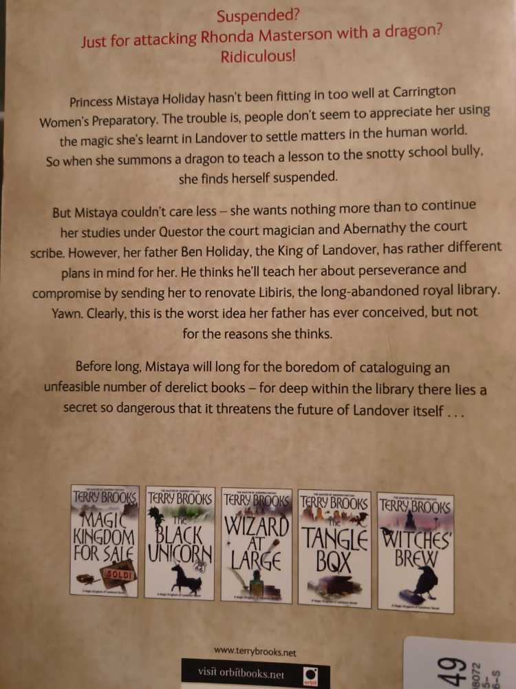 Princess Of Landover, A - Terry Brooks (Orbit Books - Paperback) book collectible [Barcode 9781841495811] - Main Image 2