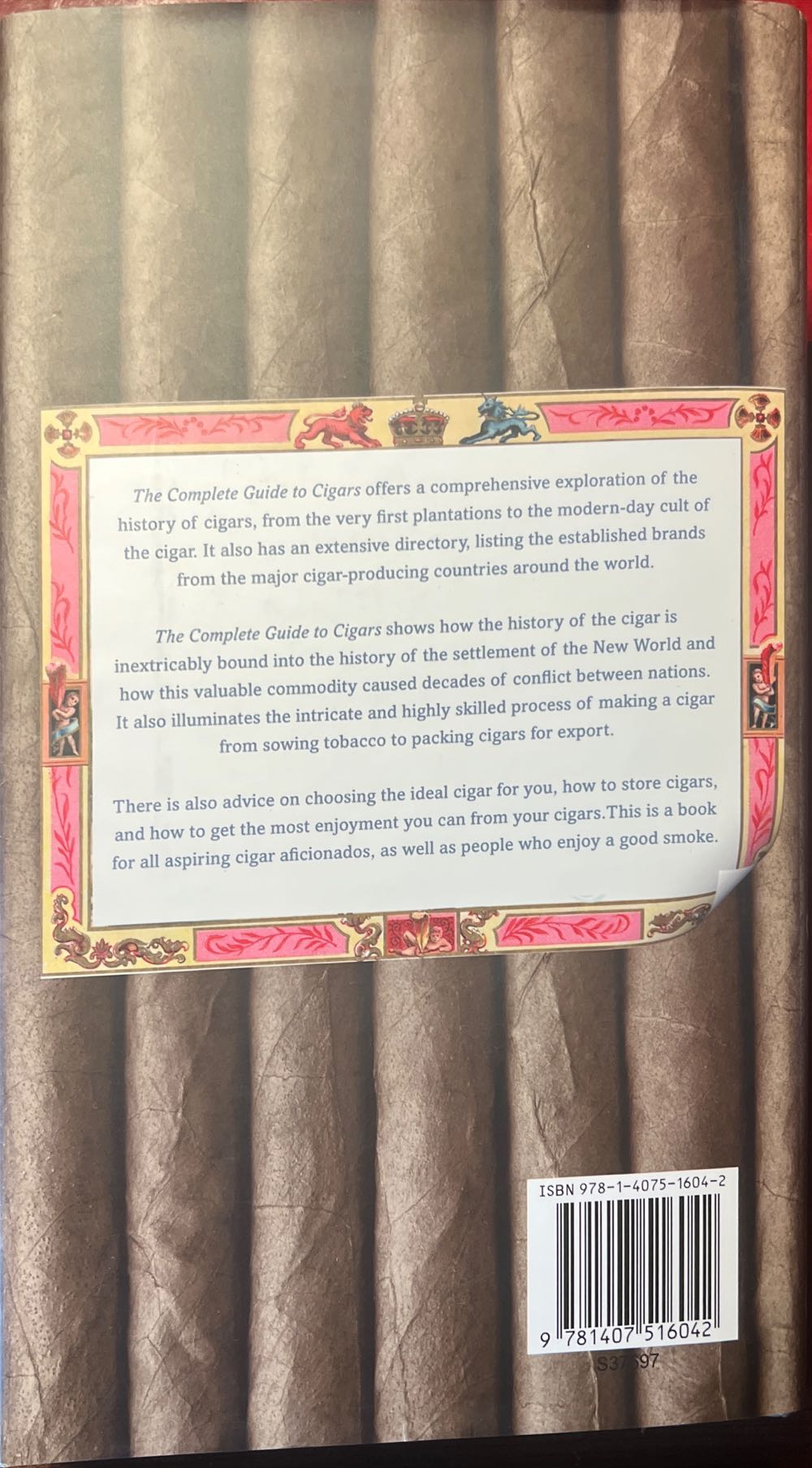 The Complete Guide to Cigars - Steve Luck (Parragon Books - Hardcover) book collectible [Barcode 9781407516042] - Main Image 4