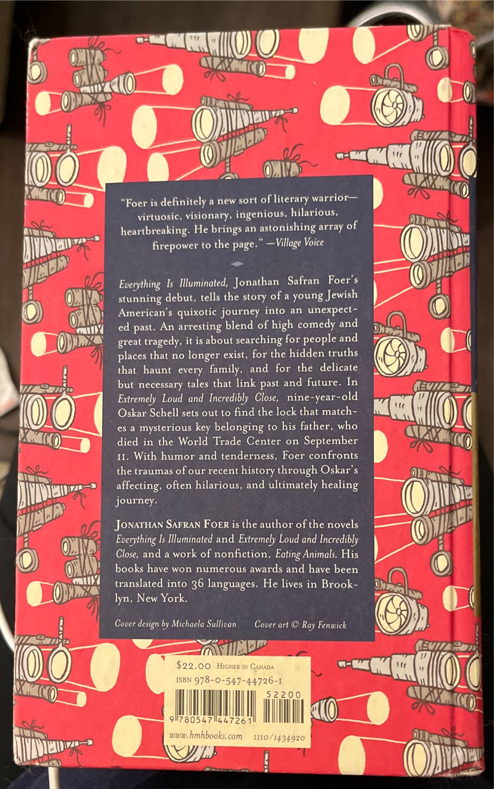 Everything is Illuminated & Extremely loud And incredibly close - Safran Foer (Houghton Mifflin Harcourt (HMH) - Hardcover) book collectible [Barcode 9780547447261] - Main Image 2