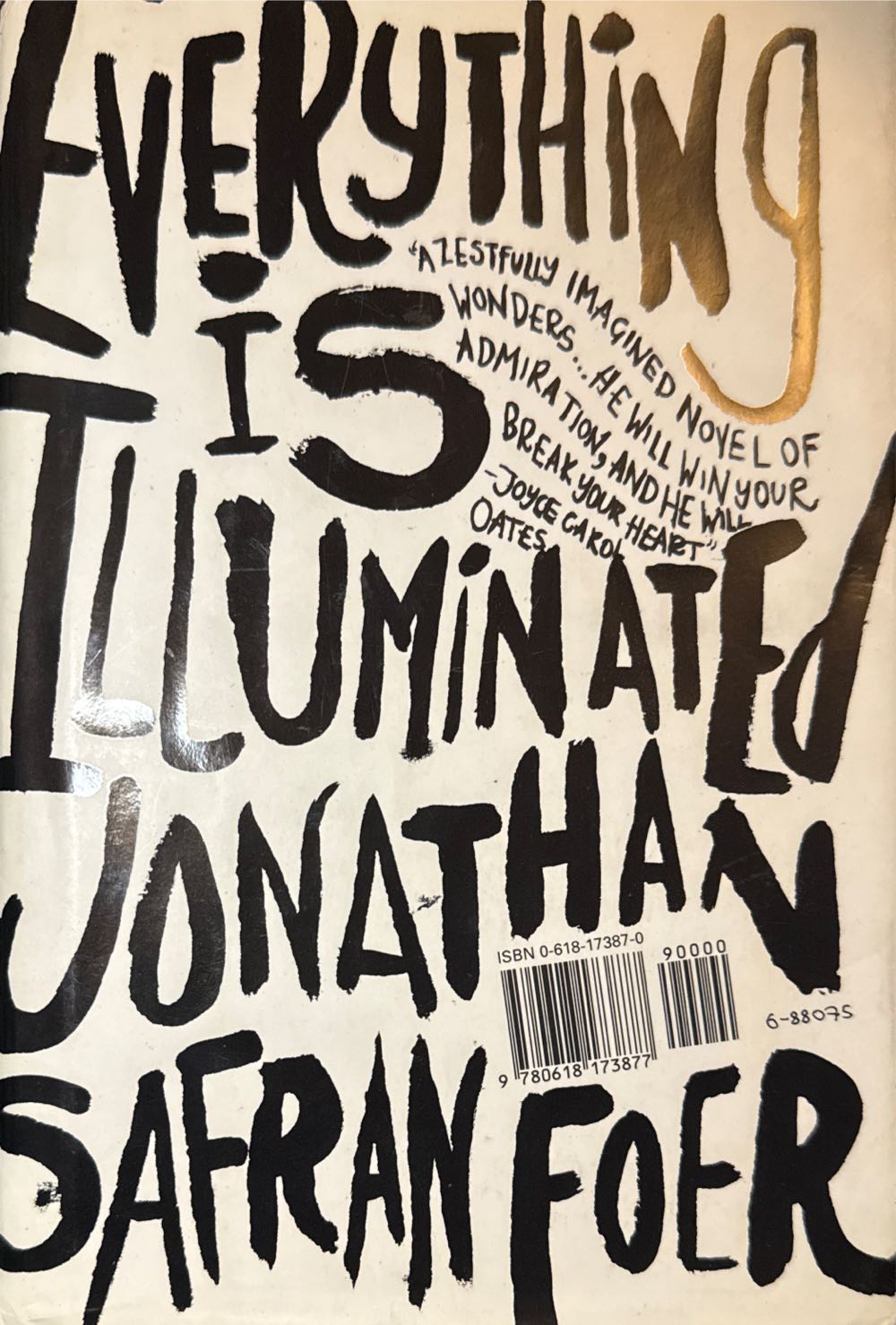 Everything is Illuminated - Jonathan Safran Foer (Houghton Mifflin Harcourt - Hardcover) book collectible [Barcode 9780618173877] - Main Image 3