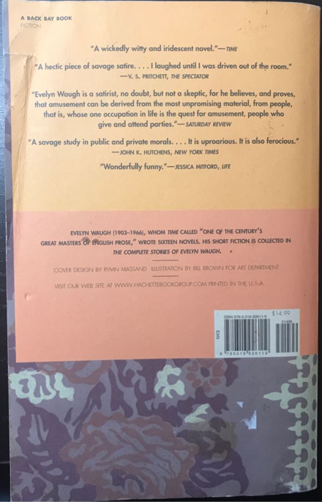 Vile Bodies - Evelyn Waugh (Back Bay Books - Paperback) book collectible [Barcode 9780316926119] - Main Image 2