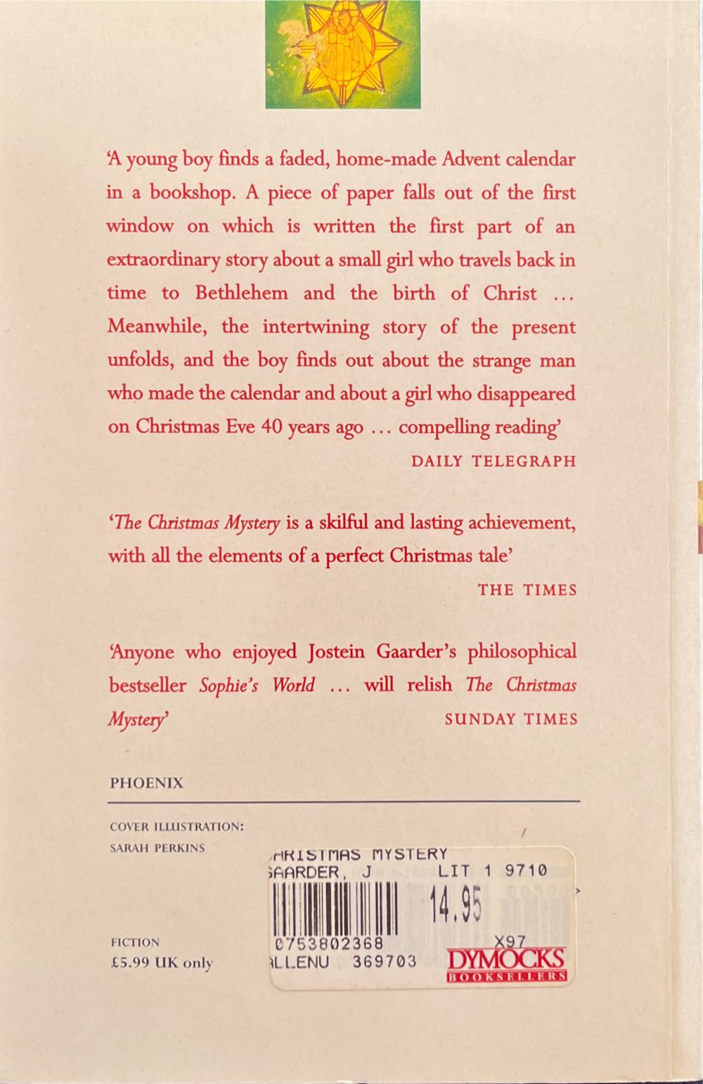 The Christmas Mystery - Jostein Gaarder (Phoenix Publishing House) book collectible [Barcode 9780753802366] - Main Image 2