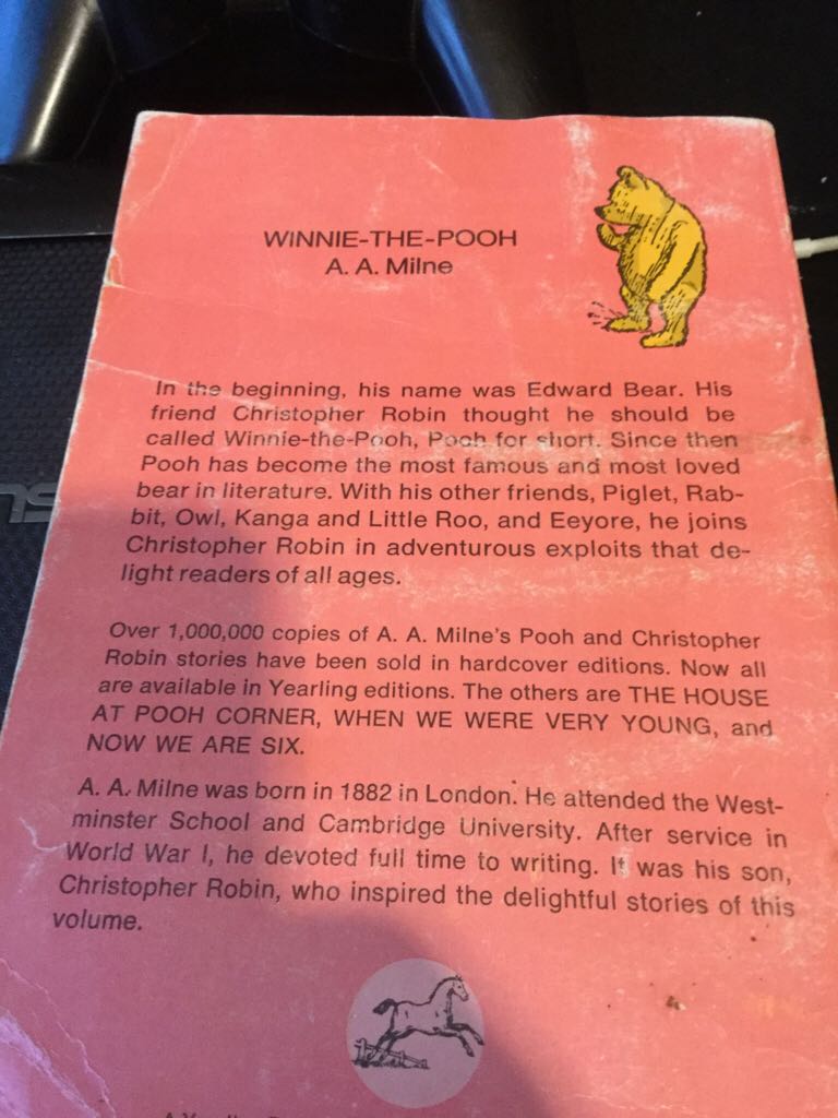 Winnie-the-Pooh - H. Shepard (A Dell Yearling Book - Paperback) book collectible - Main Image 2