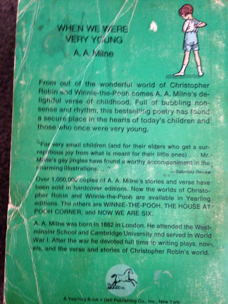 When We Were Very Young - A.A. Milne book collectible - Main Image 2