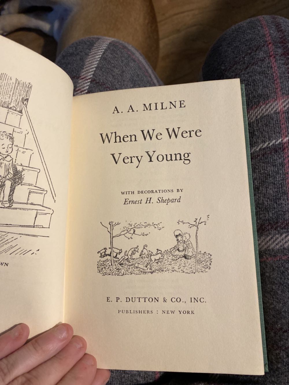 WHEN WE WERE VERY YOUNG - A. A. Milne (E.P. Dutton & Co) book collectible - Main Image 2