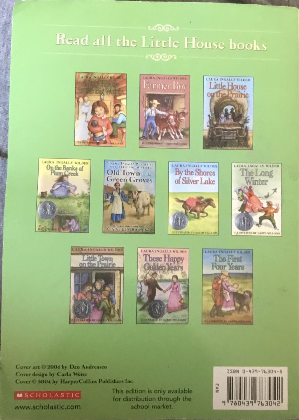 Old Town in the Green Groves (Laura Ingalls Wilders Lost Little House Years) - Cynthia Rylant (Paperback) book collectible [Barcode 9780439763042] - Main Image 2