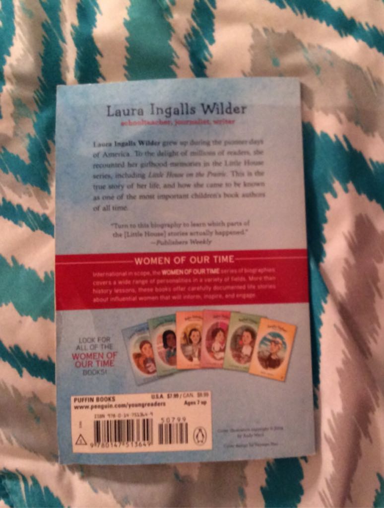 Laura Ingalls Wilder - Sarah Glasscock (Penguin) book collectible [Barcode 9780147513649] - Main Image 2