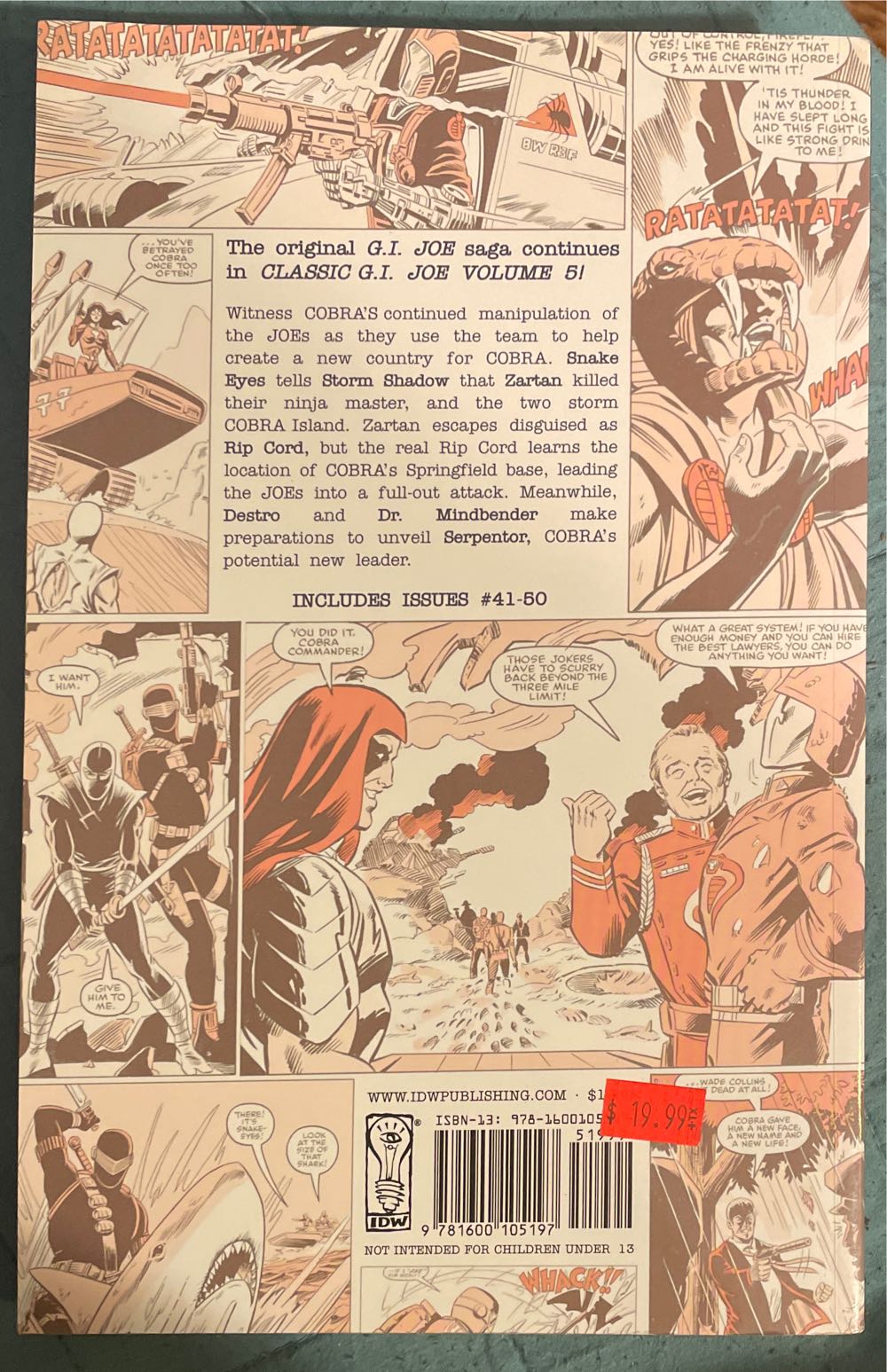 G.I. Joe Classic Vol.5 - Hama, Larry (IDW - Trade Paperback) book collectible [Barcode 9781600105197] - Main Image 2