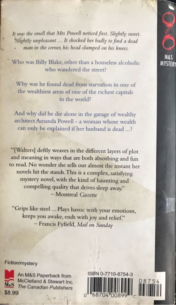 The Echo - Minette Walters (McClelland & Stewart - Paperback) book collectible [Barcode 9780771087547] - Main Image 2