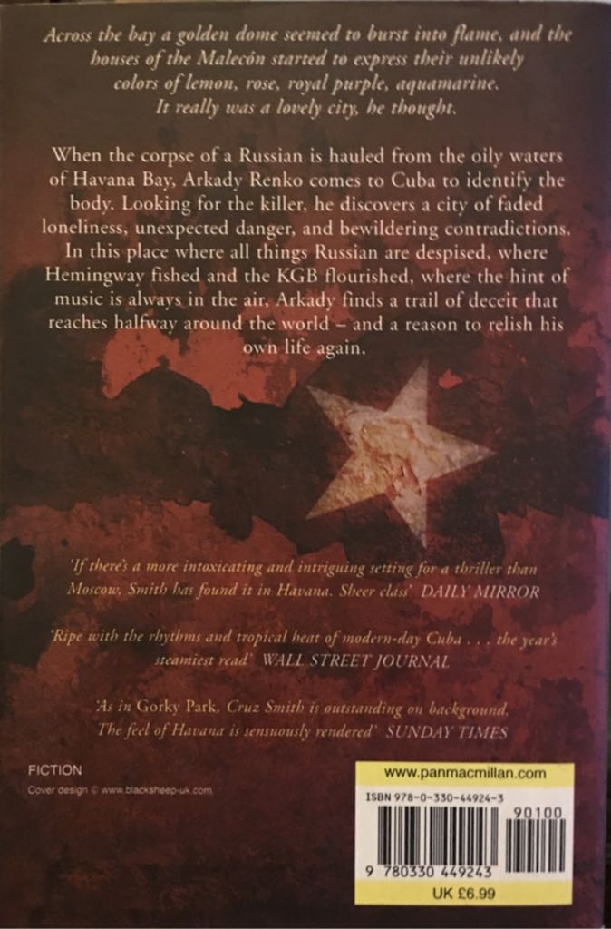 Havana Bay - Martin Cruz Smith (Pan Books - Trade Paperback) book collectible [Barcode 9780330449243] - Main Image 2