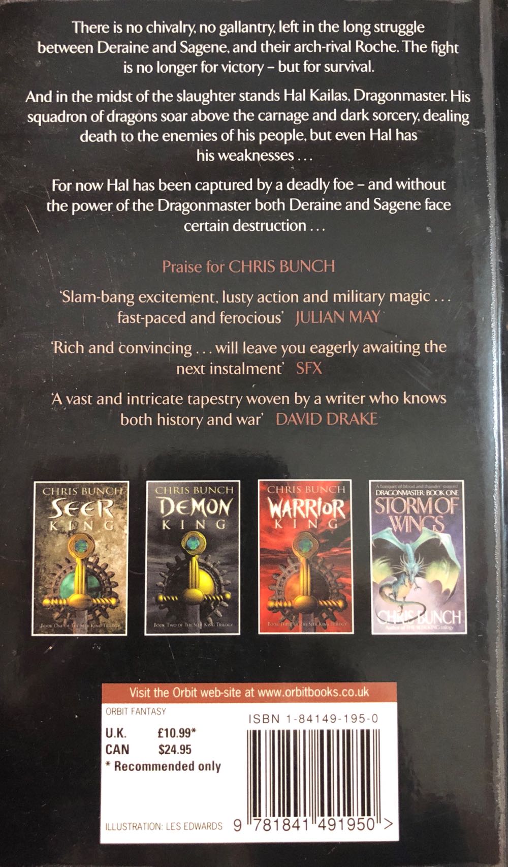 Knighthood of the Dragon - Chris Bunch (Orbit Books - Hardcover) book collectible [Barcode 9781841491950] - Main Image 2