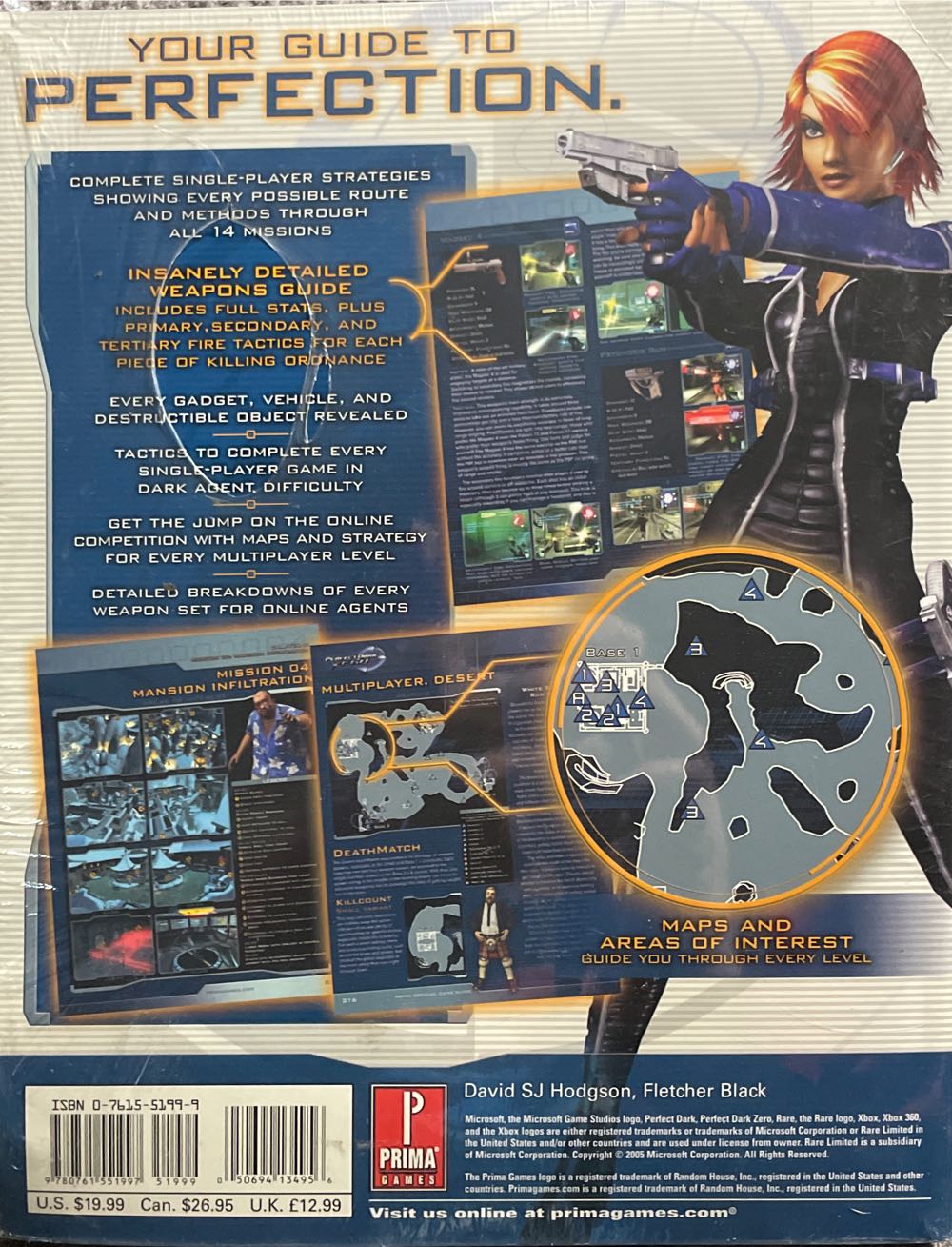 Perfect Dark Zero - Fletcher Black (Prima Games - Paperback) book collectible [Barcode 9780761551997] - Main Image 2