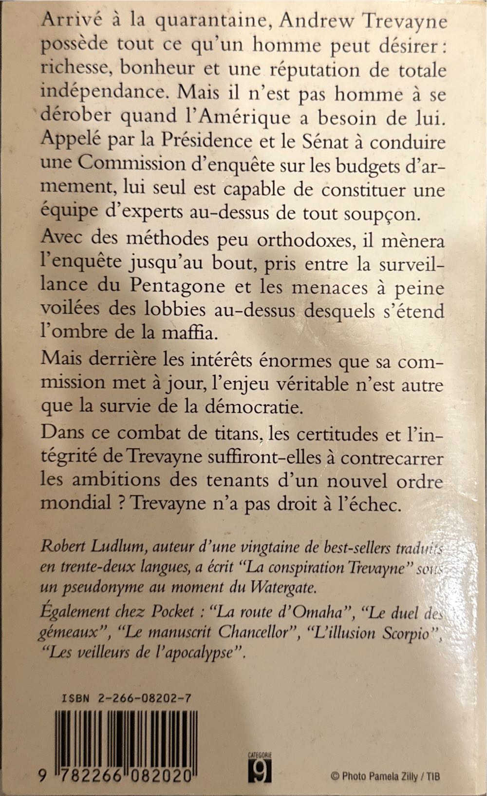 Robert Ludlum 1973 - La conspiration Trevayne - Robert Ludlum (- Paperback) book collectible [Barcode 9782266082020] - Main Image 2