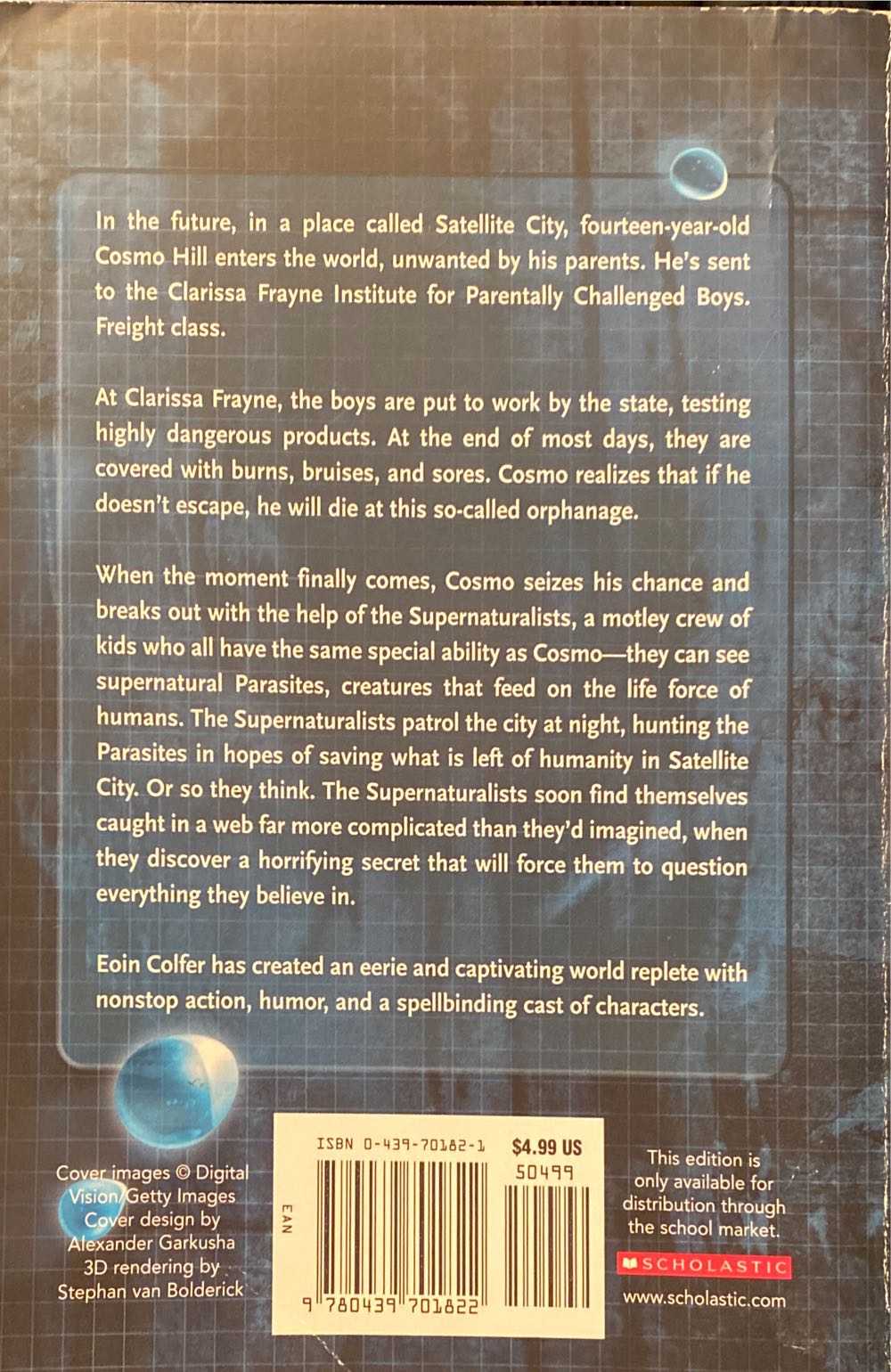 The Supernaturalist - Eoin Colfer (Scholastic Inc. - Paperback) book collectible [Barcode 9780439701822] - Main Image 3