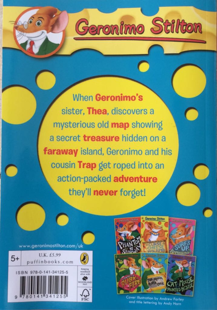 Lost Treasure Of The Emerald Eye - Geronimo Stilton (Puffin - Paperback) book collectible [Barcode 9780141341255] - Main Image 2
