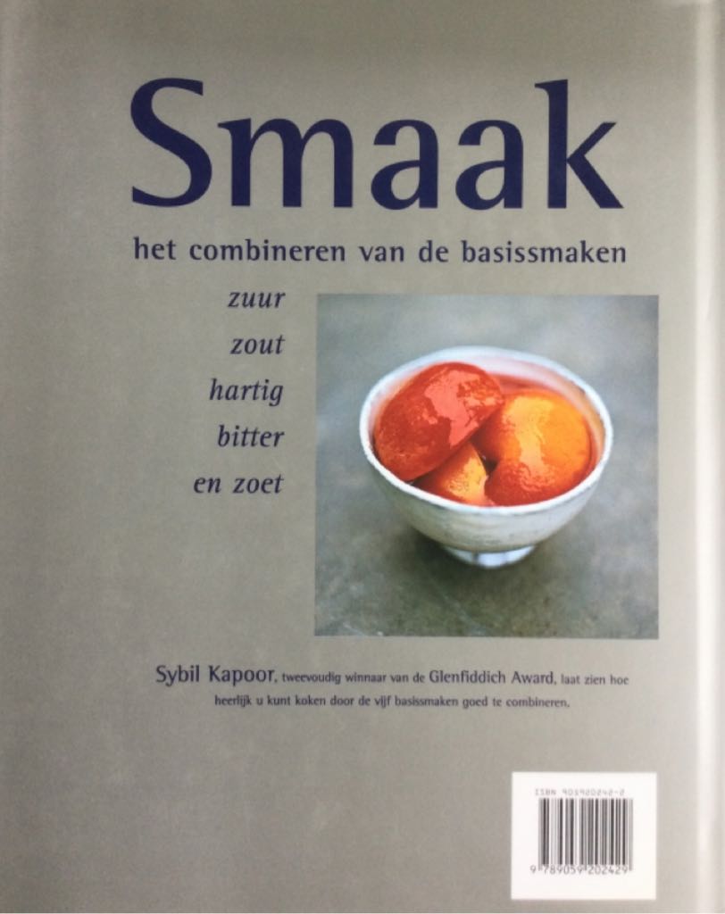 Smaak - Kapoor Sybil book collectible [Barcode 9789059202429] - Main Image 2