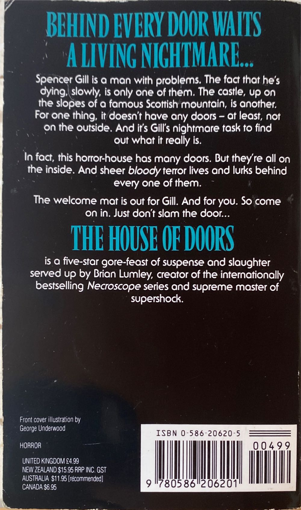The House Of Doors - Brian Lumley (Grafton Books - Paperback) book collectible [Barcode 9780586206201] - Main Image 2
