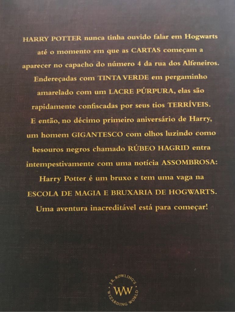 Harry Potter e a Pedra Filosofal - K. Rowling (Editora Rocco) book collectible - Main Image 2