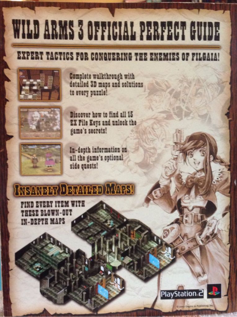 Wild Arms 3 Official Perfect Guide - Steve Thomason (Versus Books - Paperback) book collectible - Main Image 2