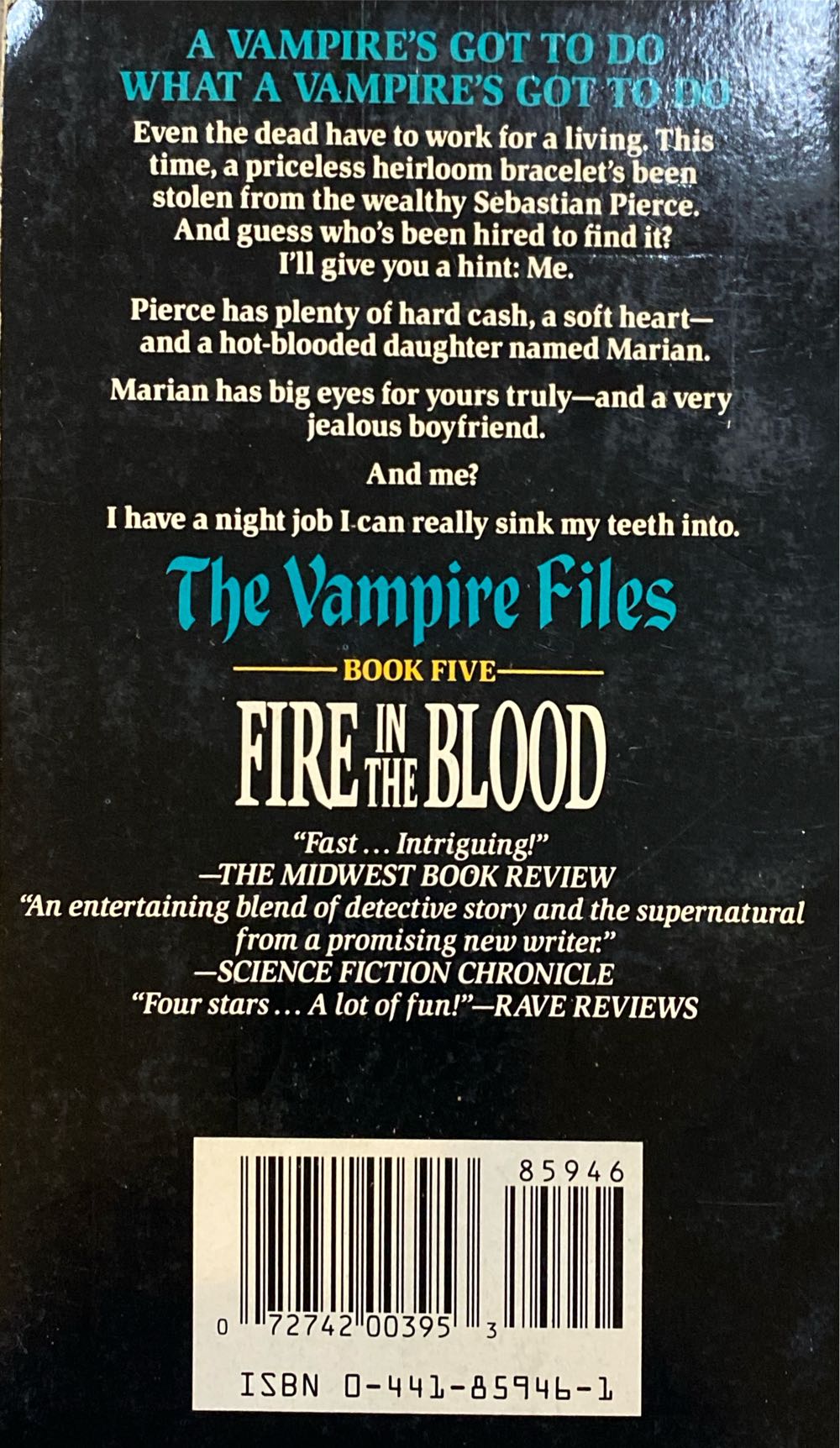 Fire in the Blood - P. N. Elrod book collectible [Barcode 9780441859467] - Main Image 2