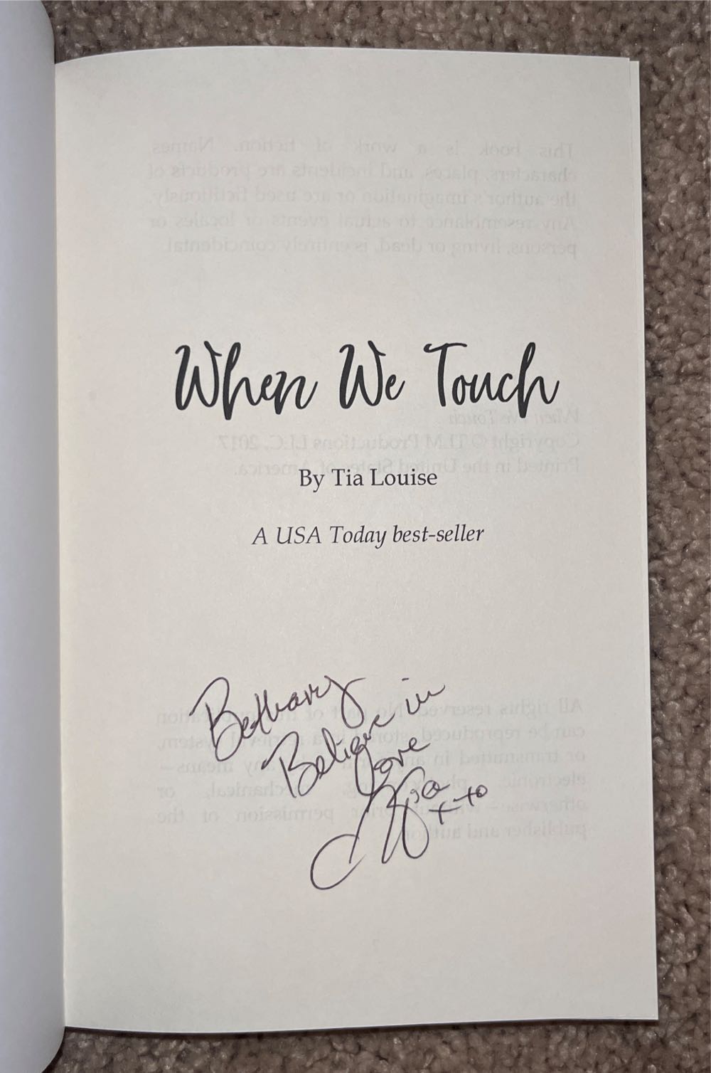 When We Touch - Tia Louise book collectible [Barcode 9781974523351] - Main Image 4