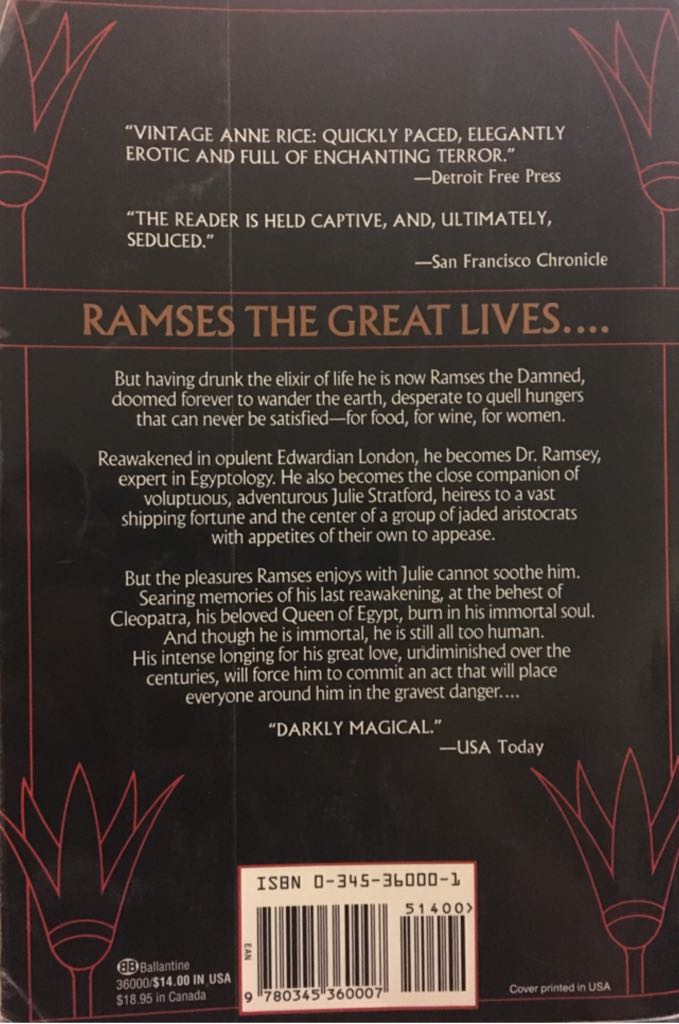 The Mummy, or Ramses the Damned  book collectible - Main Image 2