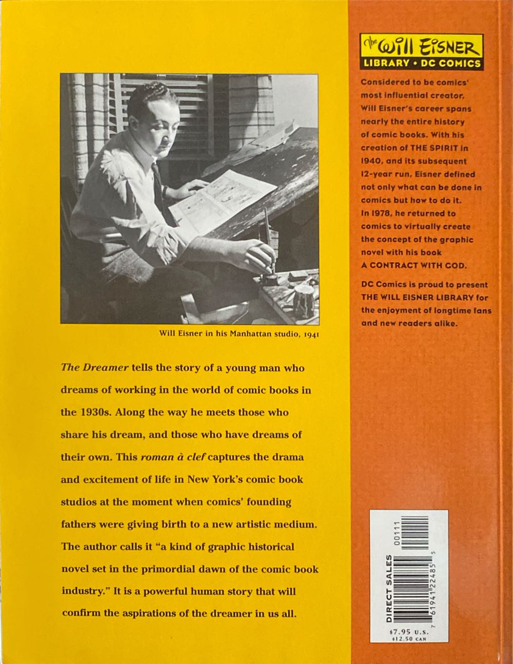 The Dreamer - Will Eisner (Kitchen Sink Pr) book collectible [Barcode 9780878160167] - Main Image 2