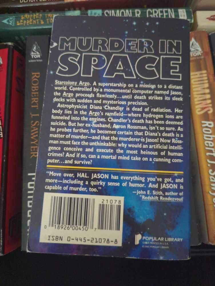 Golden Fleece - Robert J. Sawyer (Quasar) book collectible [Barcode 9780312868659] - Main Image 2