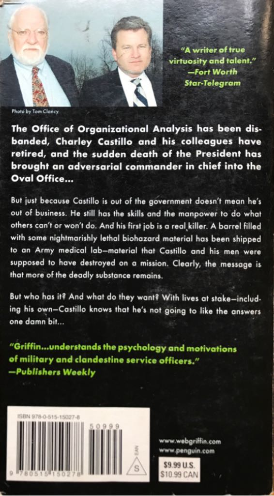 The Outlaws - W E B Griffin (Jove - Hardcover) book collectible [Barcode 9780515150278] - Main Image 2