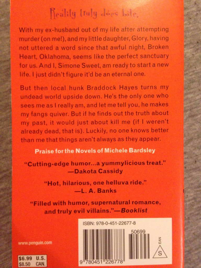 Over My Dead Body - Michele Bardsley (Signet Eclipse Paranormal Romance - Paperback) book collectible [Barcode 9780451226778] - Main Image 2