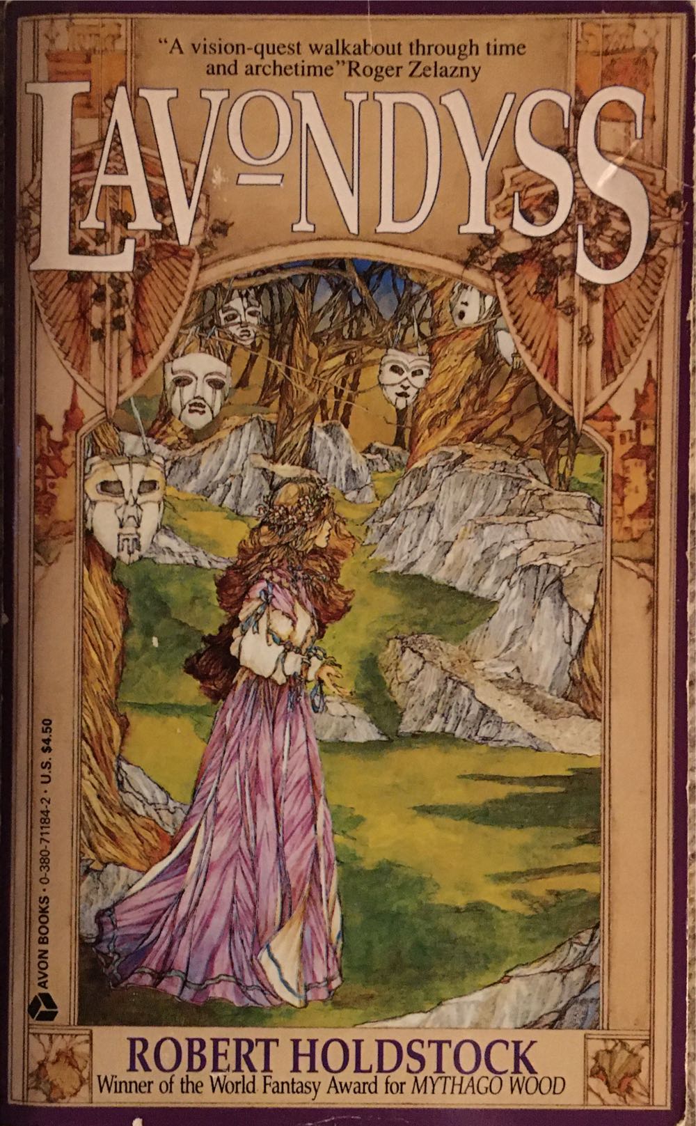 Lavondyss - Robert Holdstock (Avon Books - Paperback) book collectible [Barcode 9780380711840] - Main Image 2