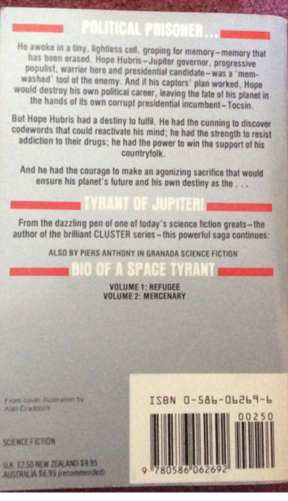 Politician - Peirs Anthony (Granada Publishing Limited - Paperback) book collectible [Barcode 9780586062692] - Main Image 2