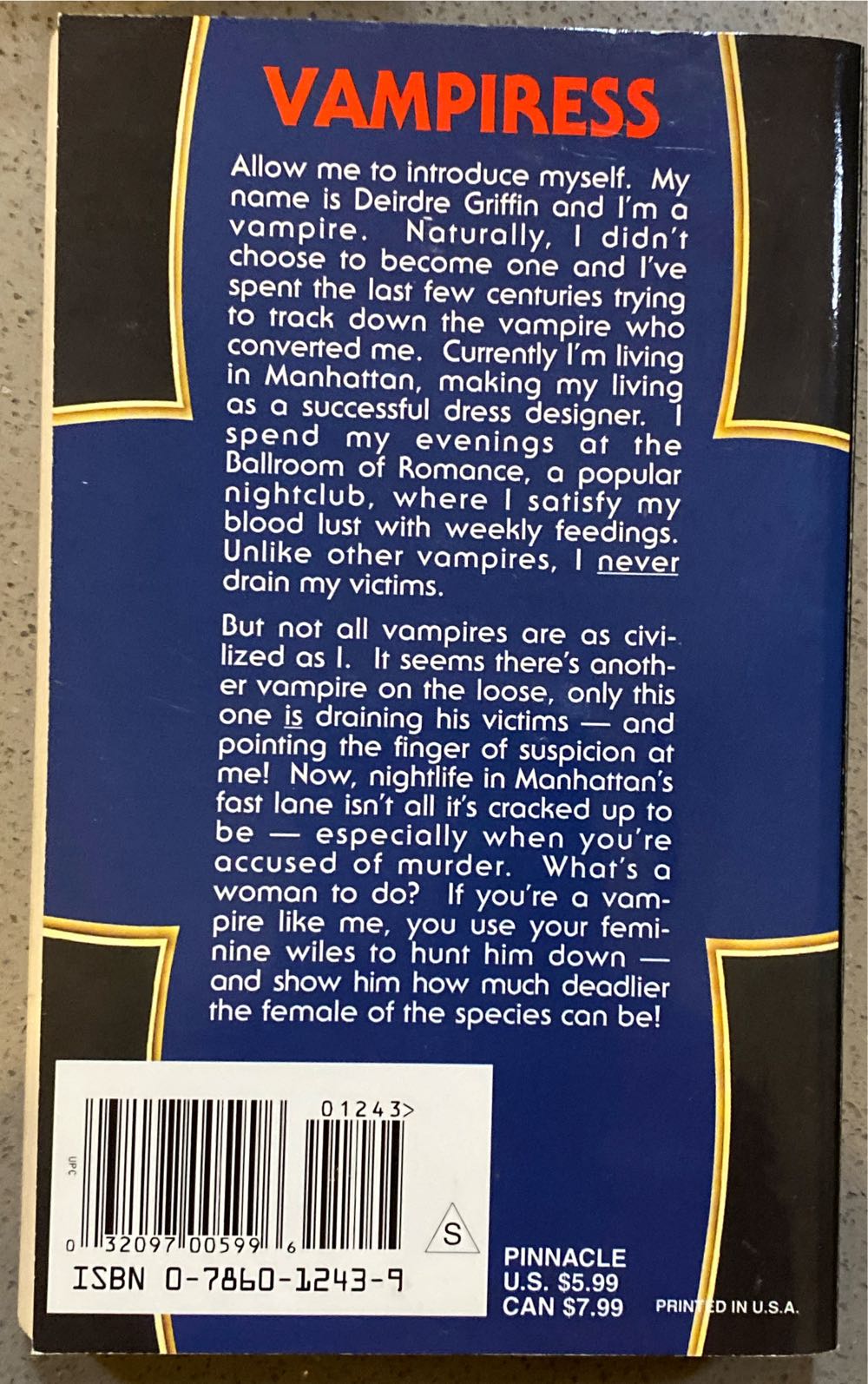Blood Secrets - Karen E. Taylor (Pinnacle Books - Paperback) book collectible [Barcode 9780786012435] - Main Image 2