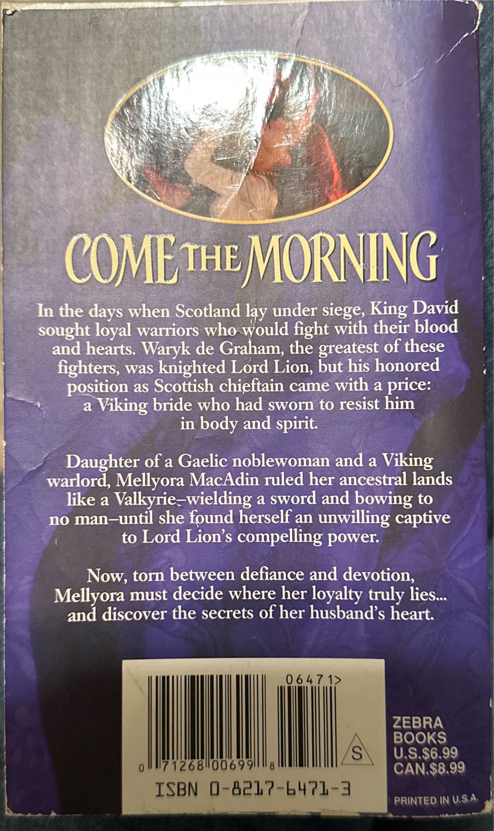 Come the Morning-discarded - Shannon Drake (Zebra Books - Paperback) book collectible [Barcode 9780821764718] - Main Image 2