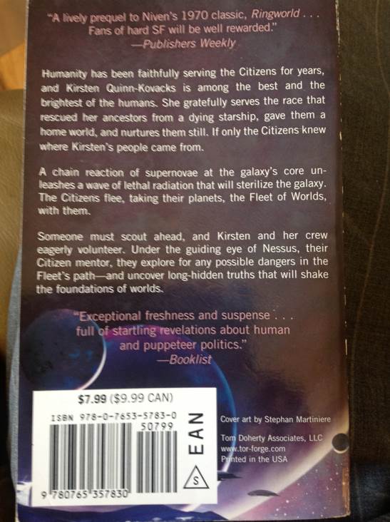 Fleet of Worlds - Edward M. Lerner Larry Niven (Tor - Paperback) book collectible [Barcode 9780765357830] - Main Image 2