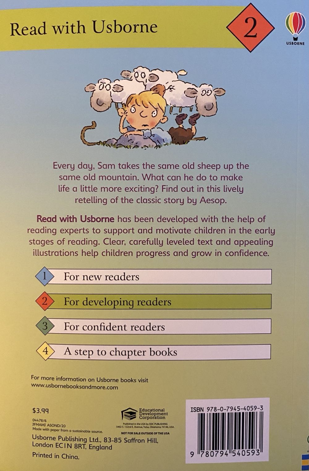 Boy Who Cried Wolf - (null) Usborne Books (Usborne Publishing Ltd. - Paperback) book collectible [Barcode 9780794540593] - Main Image 2
