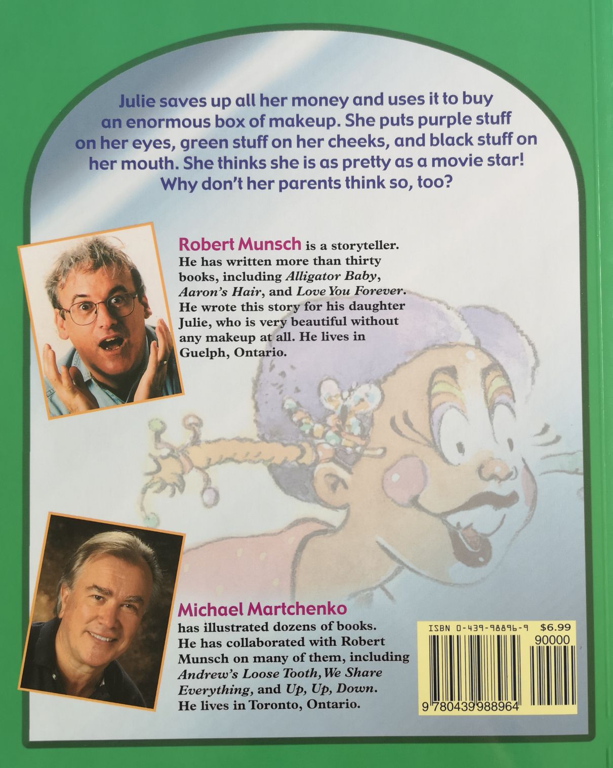 Makeup Mess* - Robert Munsch (Scholastic Inc. - Paperback) book collectible [Barcode 9780439988964] - Main Image 2