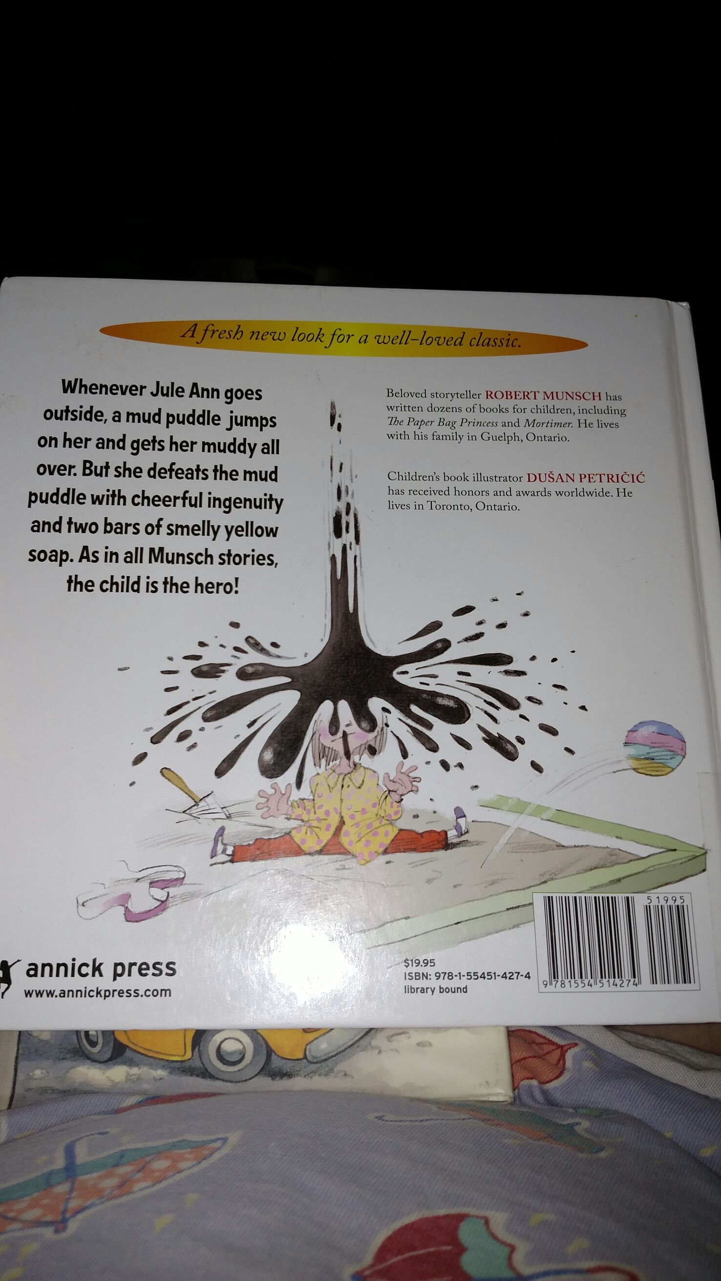Mud Puddle - Munsch book collectible [Barcode 9781554514274] - Main Image 2