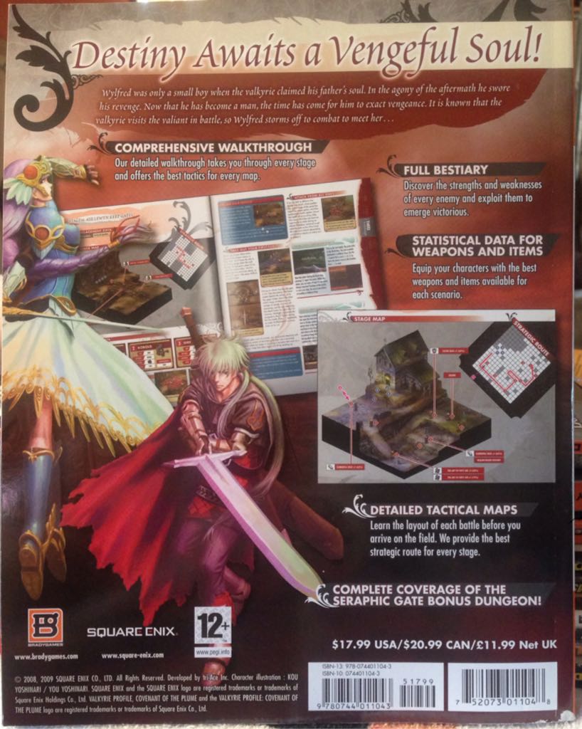 Valkyrie Profile: Covenant of the Plume - Dan Birlew (Bradygames - Paperback) book collectible [Barcode 9780744011043] - Main Image 2