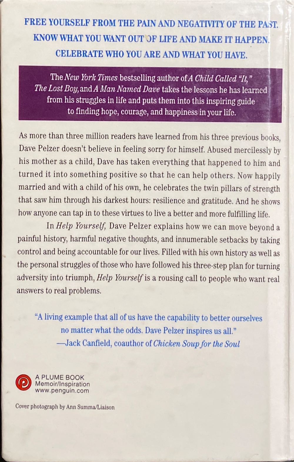 Help Yourself - Pelzer, David J. - Dave Pelzer (- Paperback) book collectible [Barcode 9780452282766] - Main Image 2