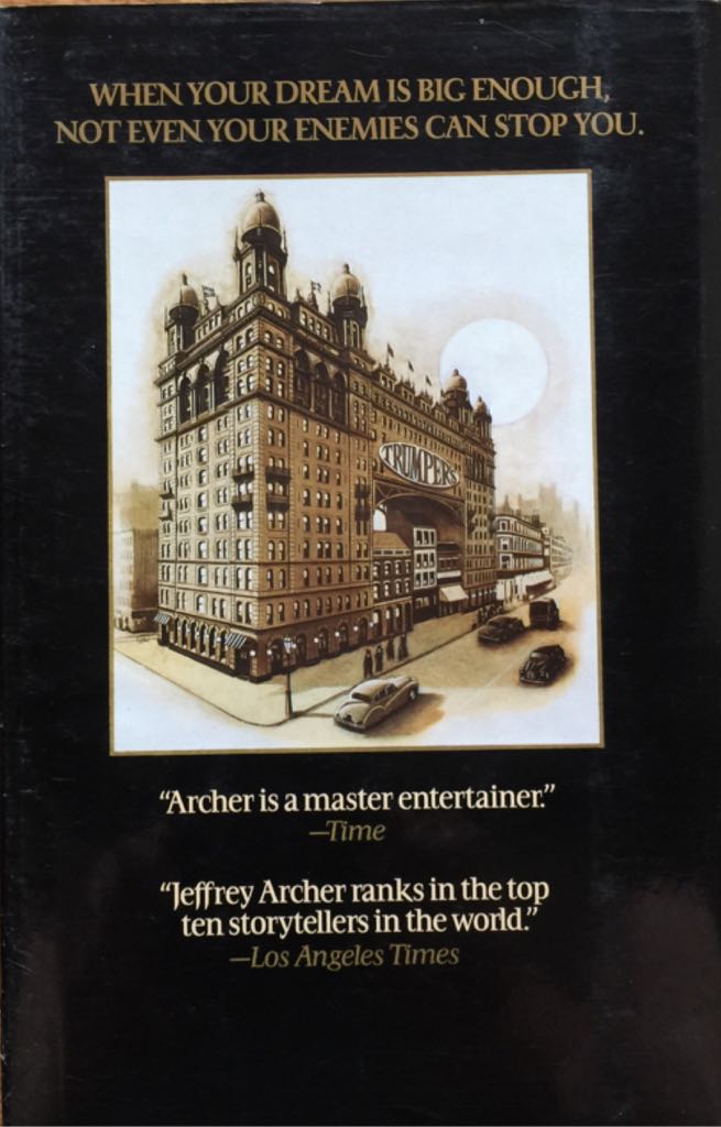 As the Crow Flies - Jeffrey Archer (HarperCollins - Hardcover) book collectible [Barcode 9780060179144] - Main Image 2
