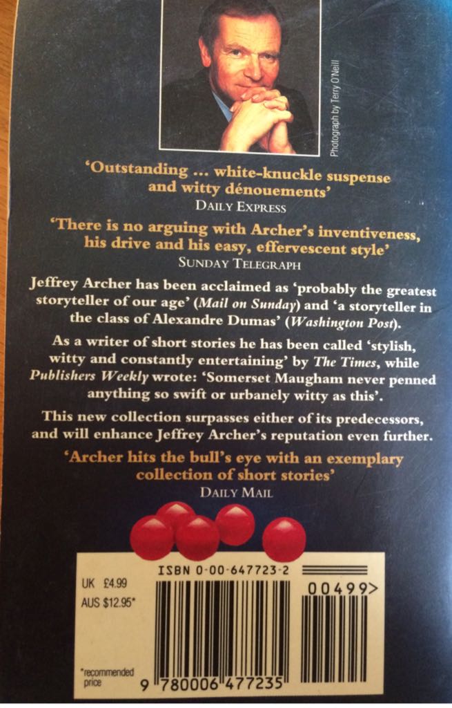 Twelve Red Herrings - Jeffrey Archer (Harper Collins - Paperback) book collectible [Barcode 9780006477235] - Main Image 2