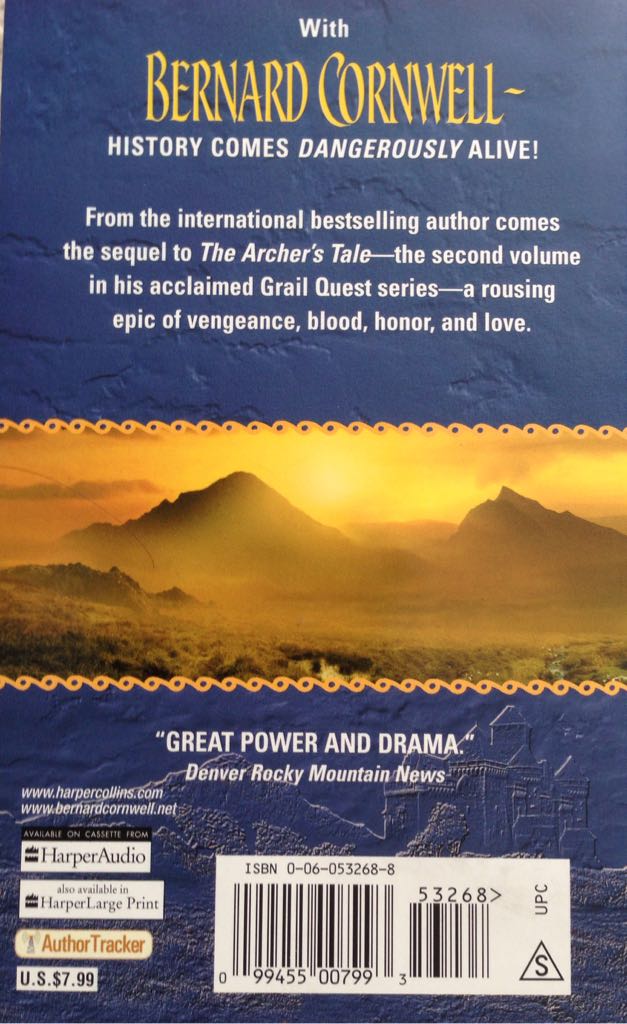 Vagabond - Bernard Cornwell (HarperCollins - Paperback) book collectible [Barcode 9780060532680] - Main Image 2