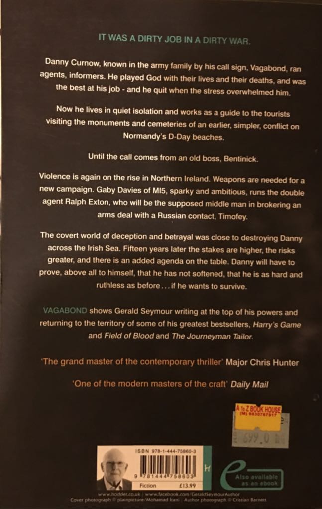 Vagabond - Gerald Seymour (Suhrkamp - Trade Paperback) book collectible [Barcode 9781444758603] - Main Image 2