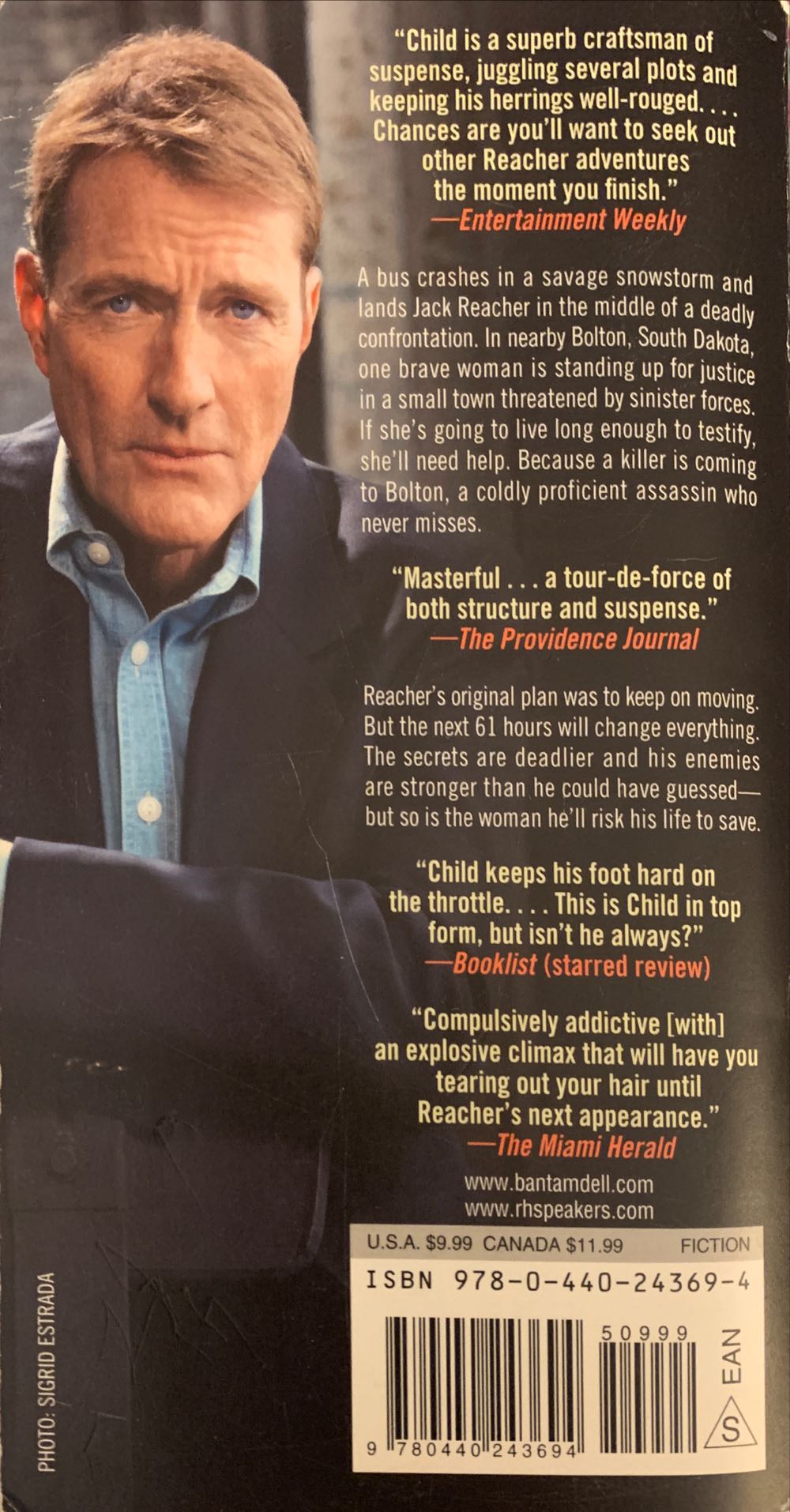 61 Hours - Lee Child (Dell - Paperback) book collectible [Barcode 9780440243694] - Main Image 2