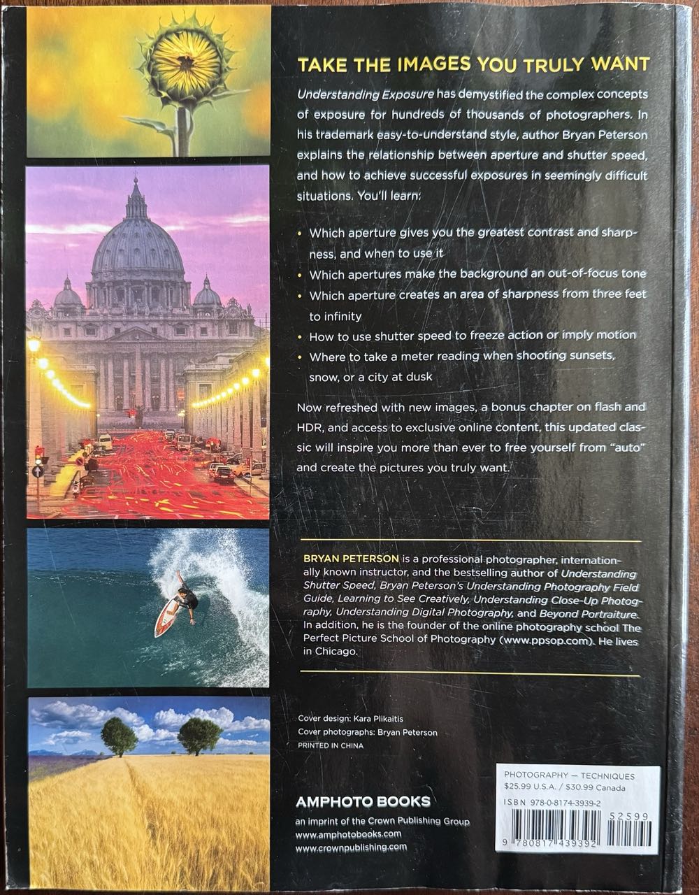 Understanding Exposure - Bryan Peterson (Amphoto Books - Paperback) book collectible [Barcode 9780817439392] - Main Image 4