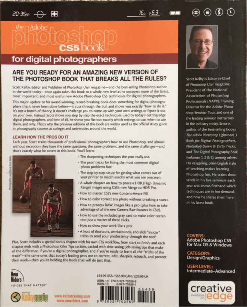 The Adobe Photoshop CS5 Book for Digital Photographers - Scott Kelby (New Riders - Paperback) book collectible [Barcode 9780321703569] - Main Image 2