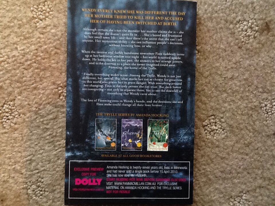 Switched - R. Walker book collectible - Main Image 2