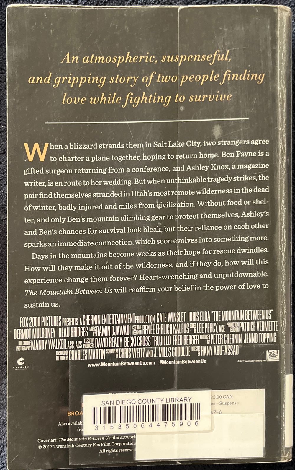 The Mountain Between Us - Charles Martin (Broadway Books - Paperback) book collectible [Barcode 9781524762476] - Main Image 2